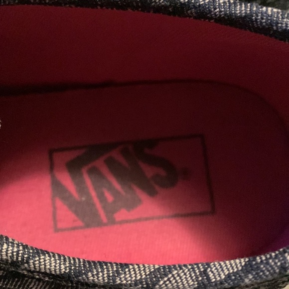 Vans Authentic Navy Blue Snake Skin Women’s Sneakers - Picture 8 of 12